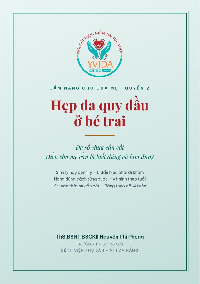 Cẩm nang Hẹp da quy đầu ở bé trai