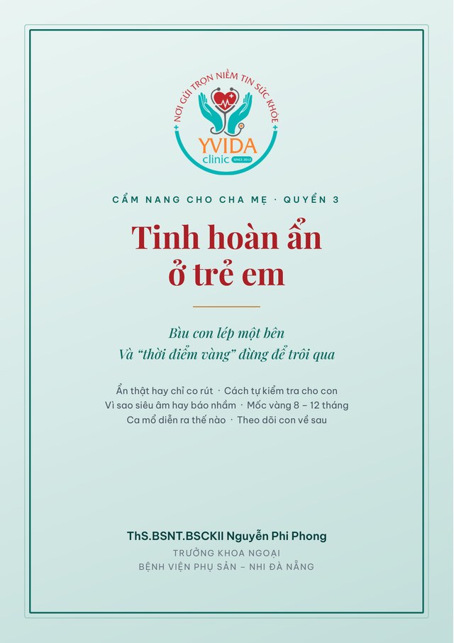 Cẩm nang Tinh hoàn ẩn ở trẻ em