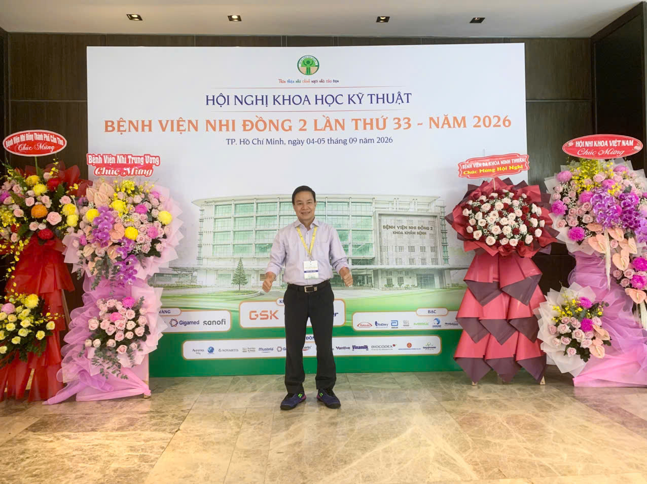Bác sĩ Nguyễn Phi Phong tại Hội nghị Khoa học Kỹ thuật Bệnh viện Nhi Đồng 2 lần thứ 33 năm 2026